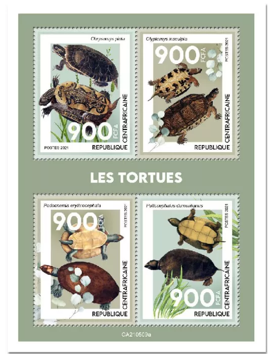 n° 8221/8224  - Timbre CENTRAFRIQUE Poste