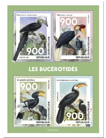 n° 8237/8240  - Timbre CENTRAFRIQUE Poste