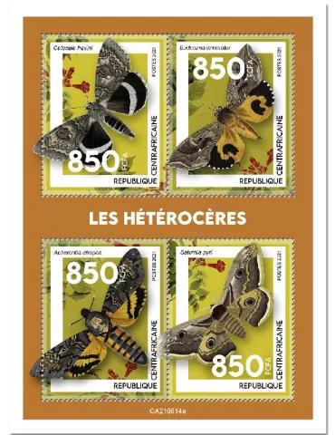 n° 8241/8244  - Timbre CENTRAFRIQUE Poste