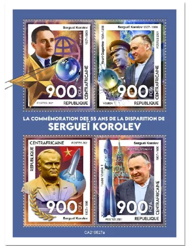 n° 8285/8288  - Timbre CENTRAFRIQUE Poste