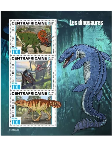 n° 8318/8320  - Timbre CENTRAFRIQUE Poste