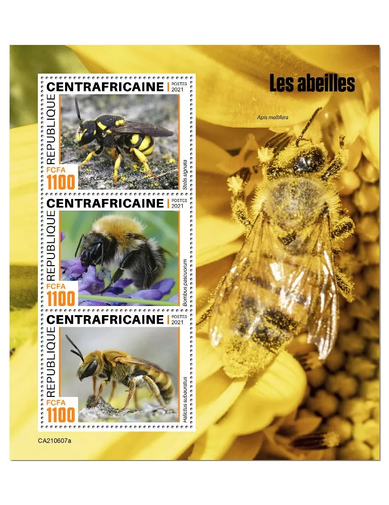 n° 8324/8326  - Timbre CENTRAFRIQUE Poste