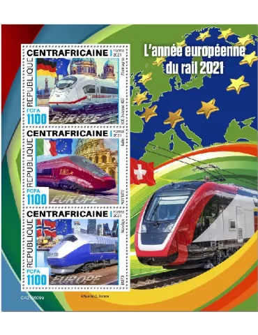 n° 8330/8332  - Timbre CENTRAFRIQUE Poste