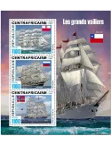 n° 8336/8338  - Timbre CENTRAFRIQUE Poste