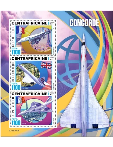 n° 8339/8341  - Timbre CENTRAFRIQUE Poste