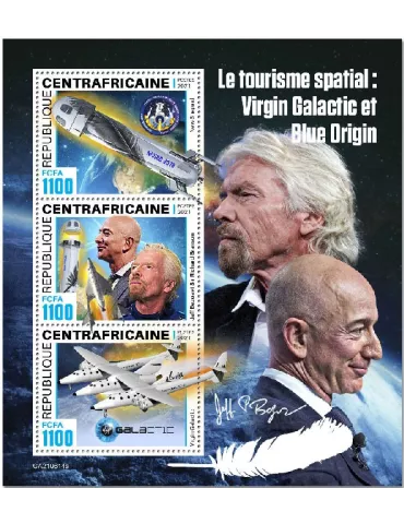 n° 8345/8347  - Timbre CENTRAFRIQUE Poste