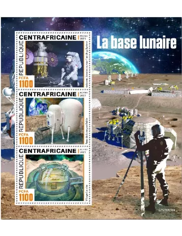 n° 8351/8353  - Timbre CENTRAFRIQUE Poste