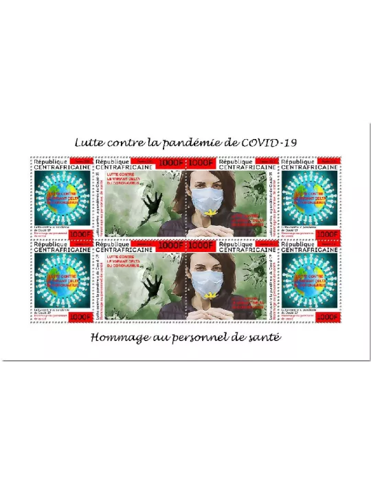 n° 8427/8429  - Timbre CENTRAFRIQUE Poste