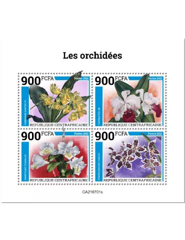 n° 8433A/8436A  - Timbre CENTRAFRIQUE Poste