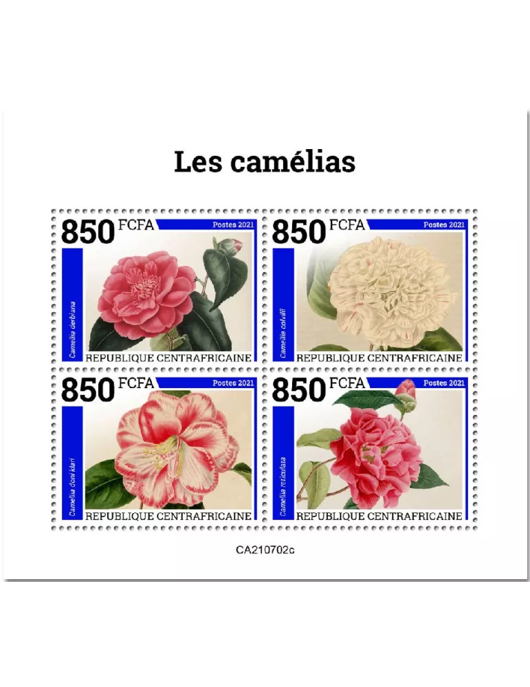 n° 8437A/8440A  - Timbre CENTRAFRIQUE Poste
