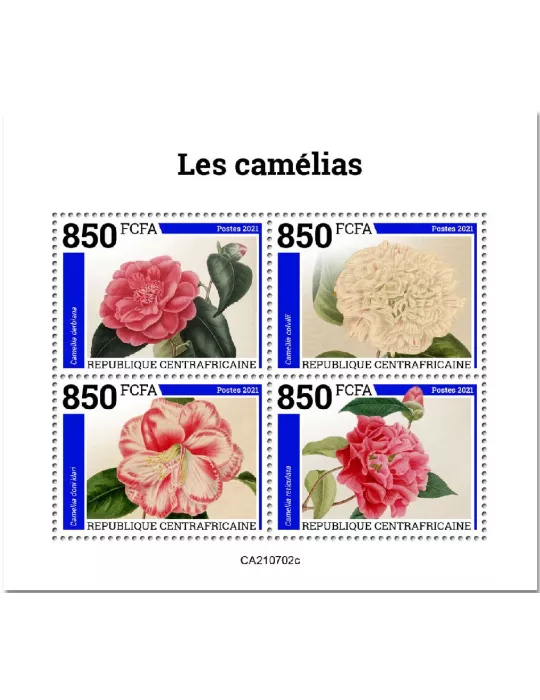 n° 8437A/8440A  - Timbre CENTRAFRIQUE Poste