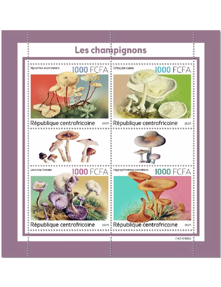 n° 8675/8678  - Timbre CENTRAFRIQUE Poste