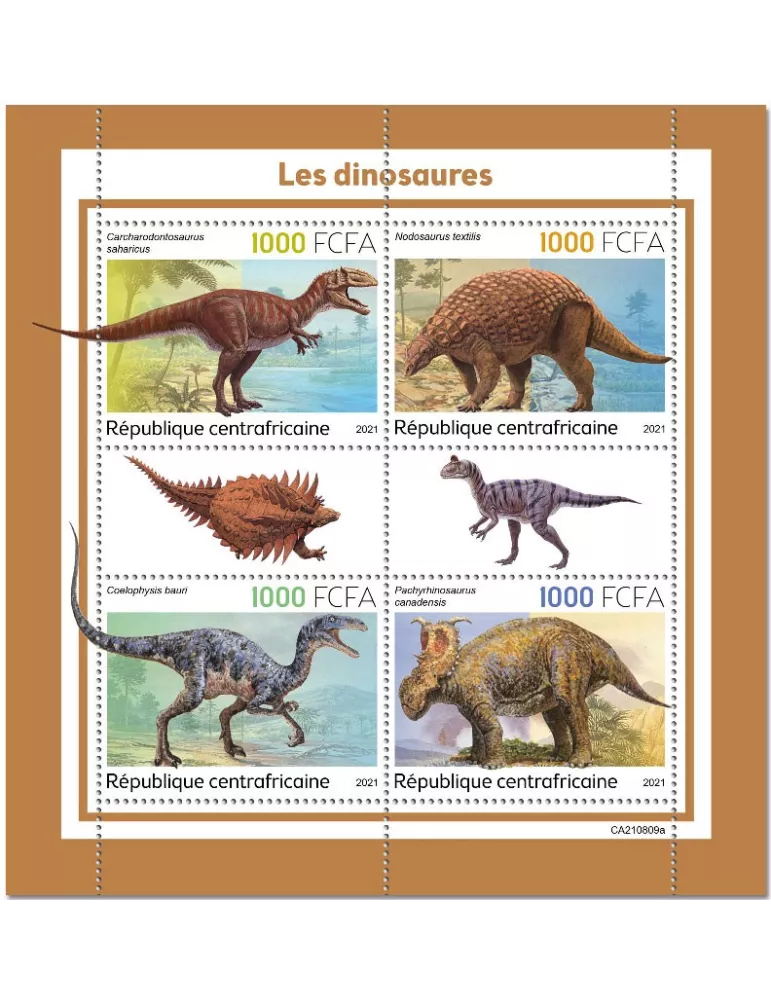 n° 8707/8710  - Timbre CENTRAFRIQUE Poste