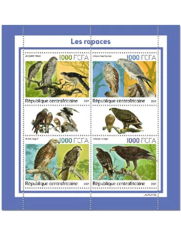 n° 8711/8714  - Timbre CENTRAFRIQUE Poste
