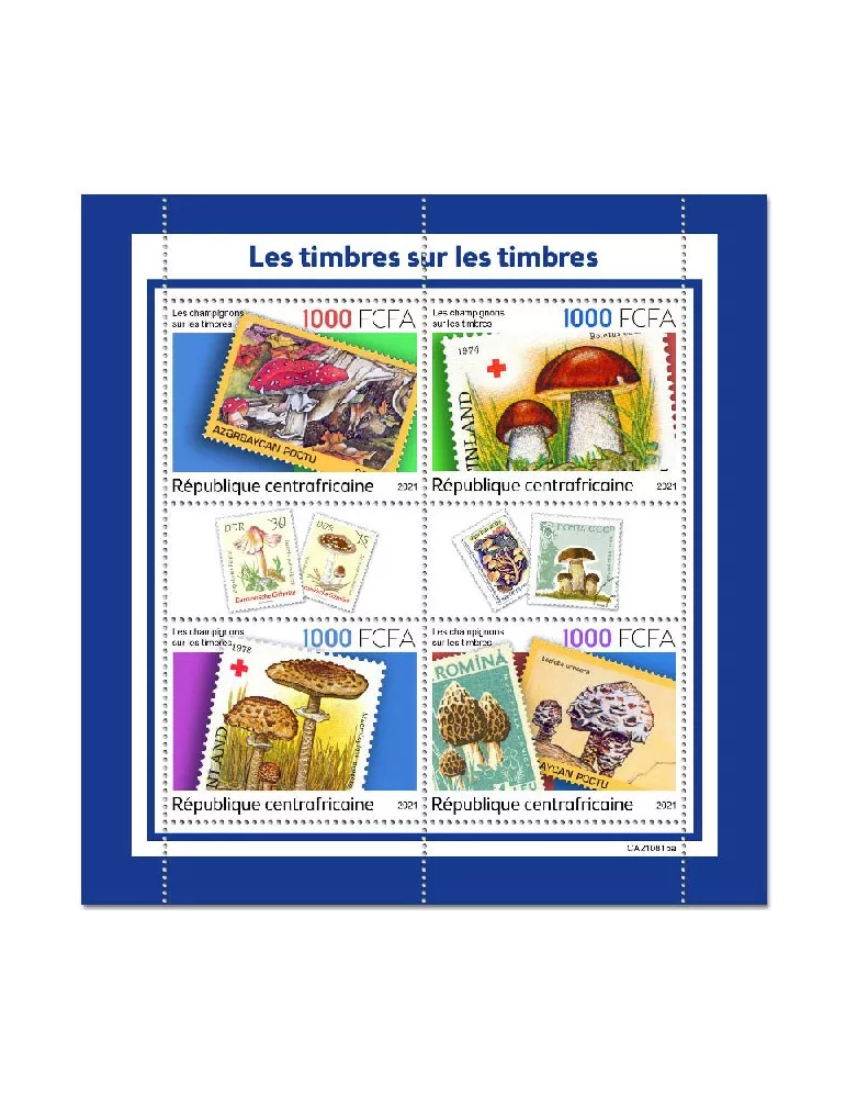 n° 8731/8734  - Timbre CENTRAFRIQUE Poste