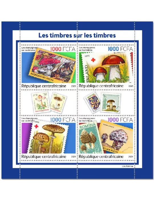n° 8731/8734  - Timbre CENTRAFRIQUE Poste