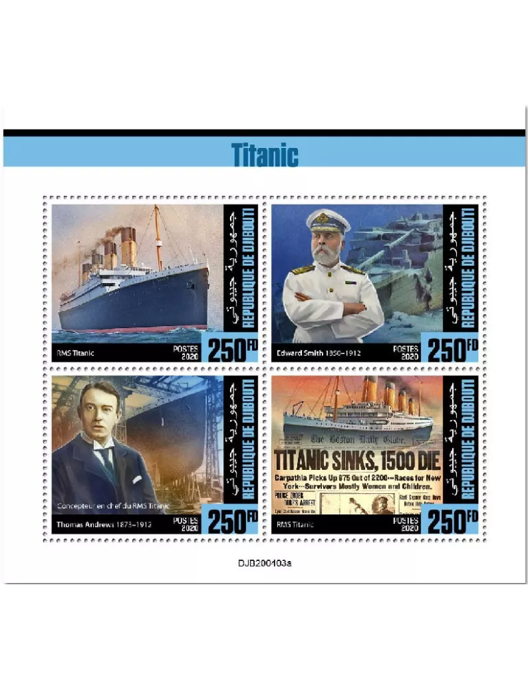 n° 3121/3124  - Timbre DJIBOUTI Poste