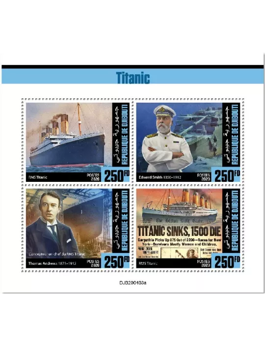 n° 3121/3124  - Timbre DJIBOUTI Poste