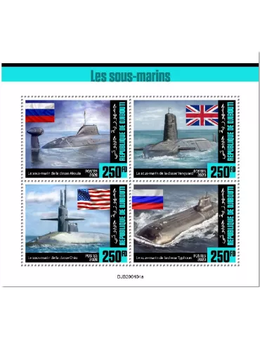 n° 3125/3128  - Timbre DJIBOUTI Poste