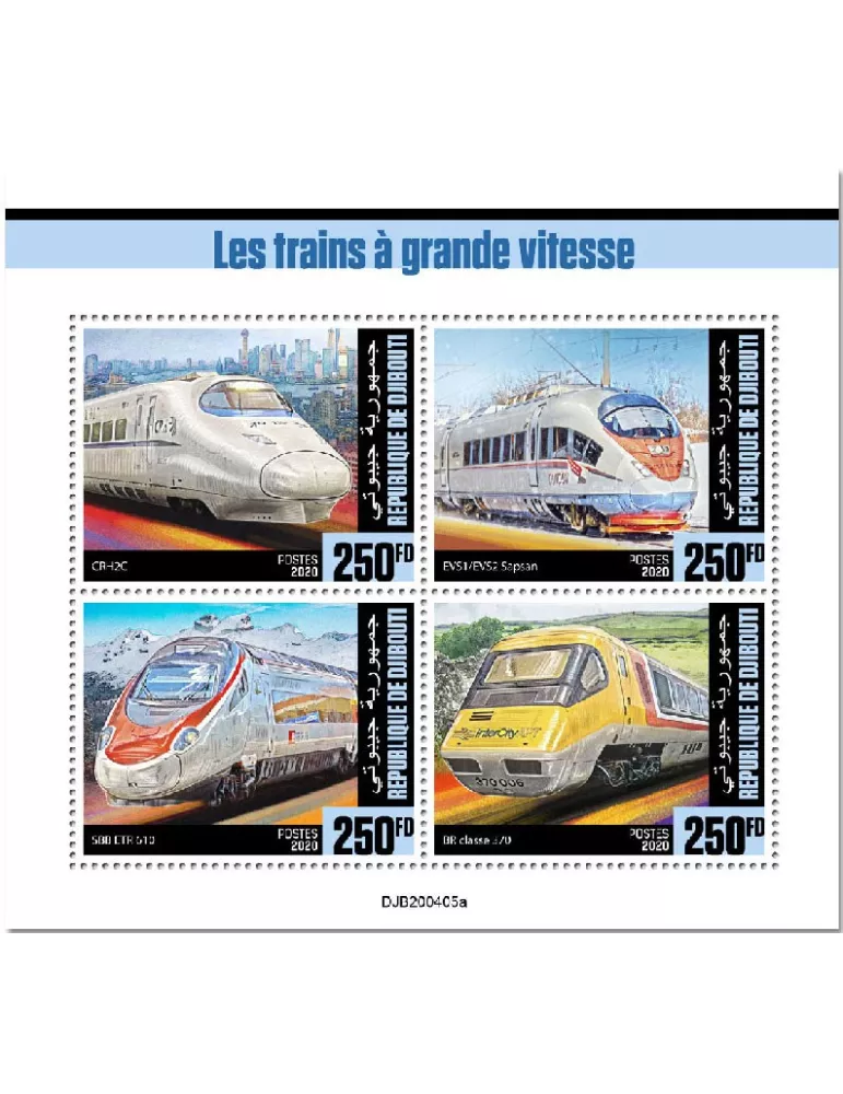 n° 3129/3132  - Timbre DJIBOUTI Poste