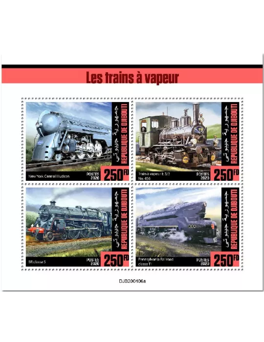 n° 3133/3136  - Timbre DJIBOUTI Poste