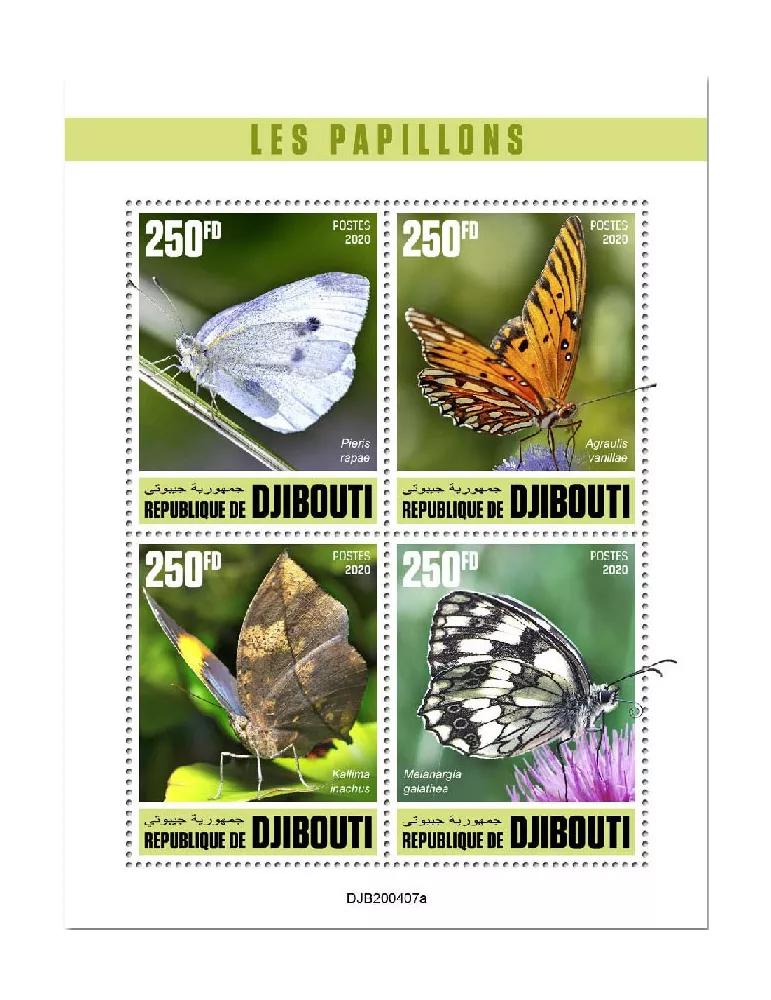 n° 3137/3140  - Timbre DJIBOUTI Poste