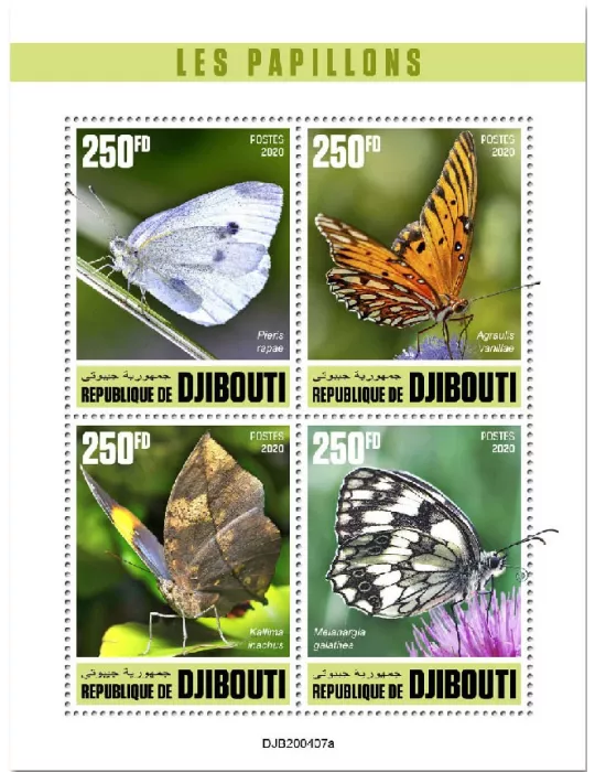 n° 3137/3140  - Timbre DJIBOUTI Poste