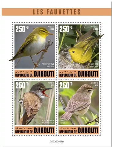 n° 3141/3144  - Timbre DJIBOUTI Poste
