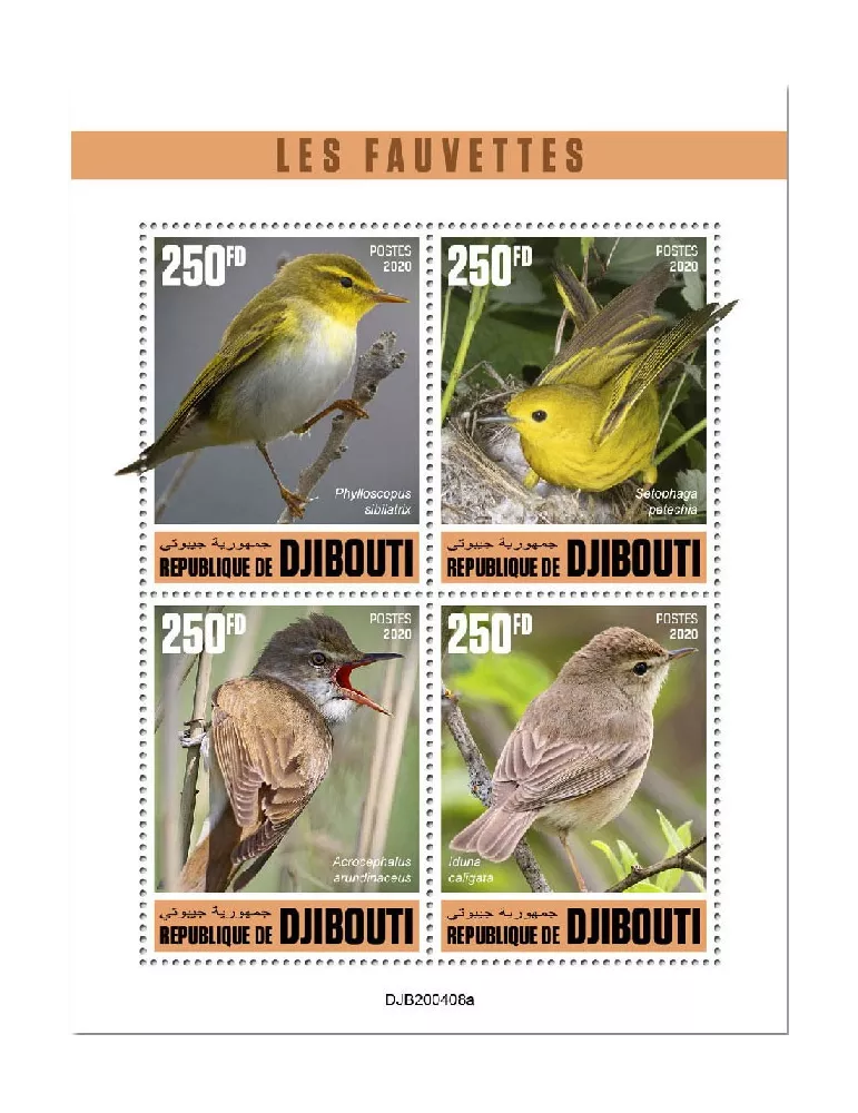n° 3141/3144  - Timbre DJIBOUTI Poste