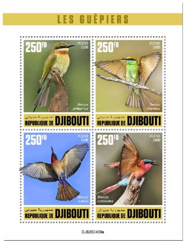 n° 3145/3148  - Timbre DJIBOUTI Poste