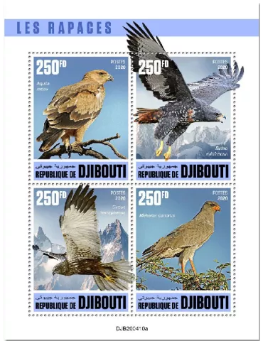 n° 3149/3152  - Timbre DJIBOUTI Poste