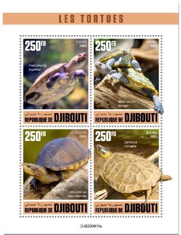 n° 3153/3156  - Timbre DJIBOUTI Poste