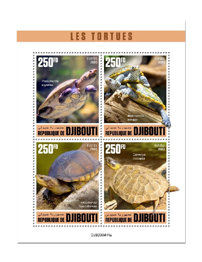 n° 3153/3156  - Timbre DJIBOUTI Poste