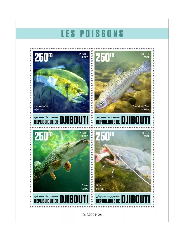 n° 3161/3164  - Timbre DJIBOUTI Poste