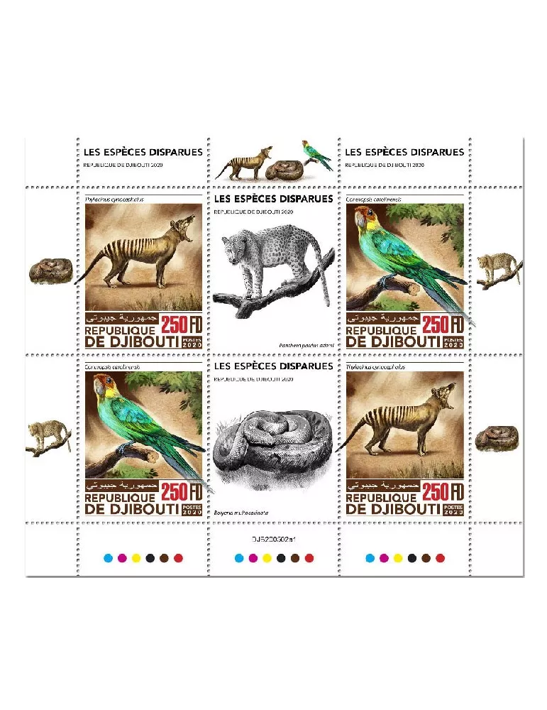 n° 3208/3209  - Timbre DJIBOUTI Poste
