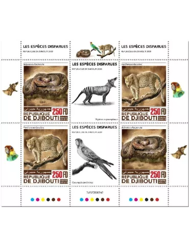 n° 3210/3211  - Timbre DJIBOUTI Poste