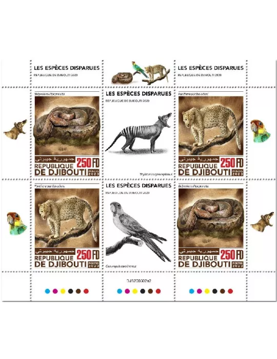 n° 3210/3211  - Timbre DJIBOUTI Poste