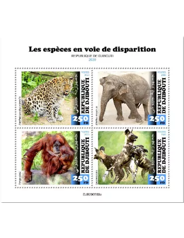 n° 3212/3215  - Timbre DJIBOUTI Poste
