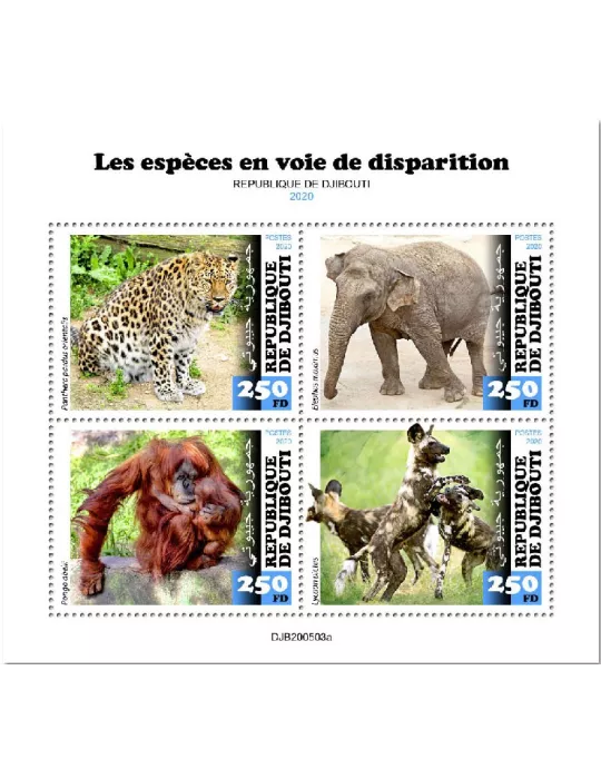 n° 3212/3215  - Timbre DJIBOUTI Poste