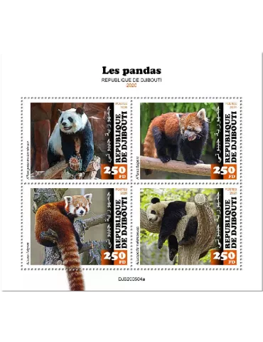 n° 3216/3219  - Timbre DJIBOUTI Poste