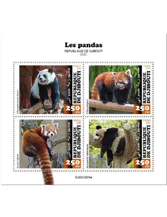 n° 3216/3219  - Timbre DJIBOUTI Poste