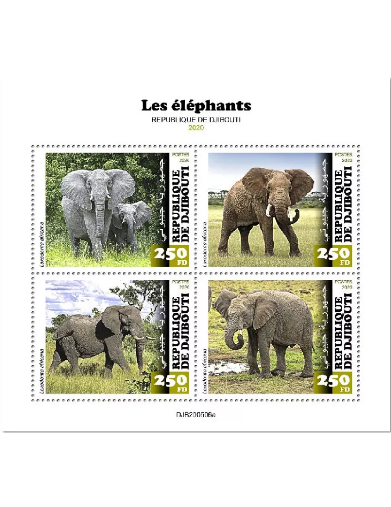 n° 3224/3227  - Timbre DJIBOUTI Poste