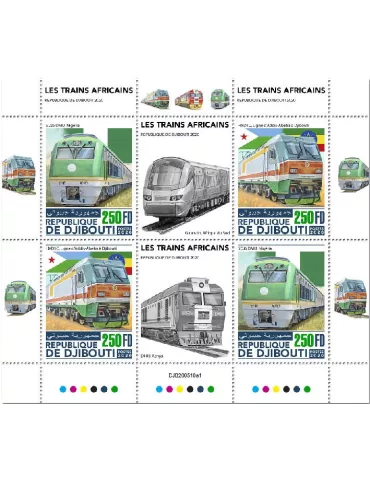 n° 3240/3241  - Timbre DJIBOUTI Poste