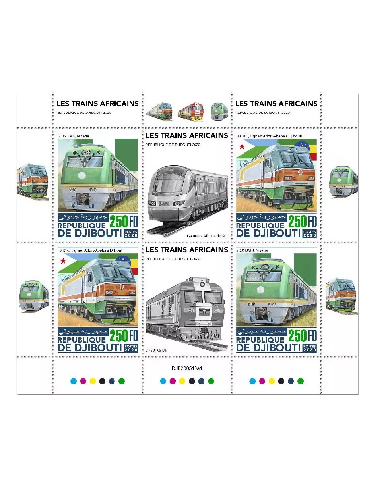 n° 3240/3241  - Timbre DJIBOUTI Poste