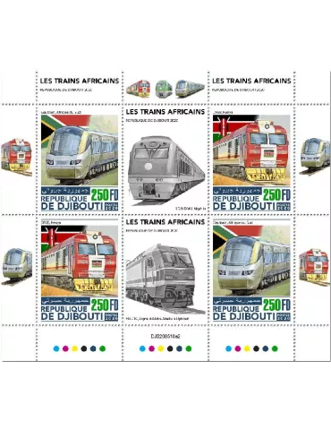 n° 3242/3243  - Timbre DJIBOUTI Poste