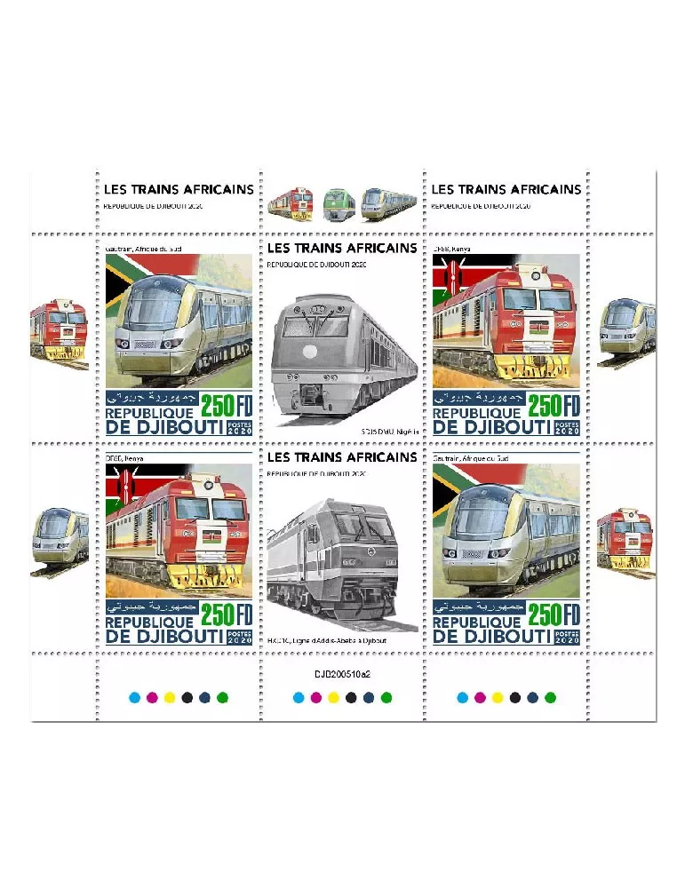 n° 3242/3243  - Timbre DJIBOUTI Poste