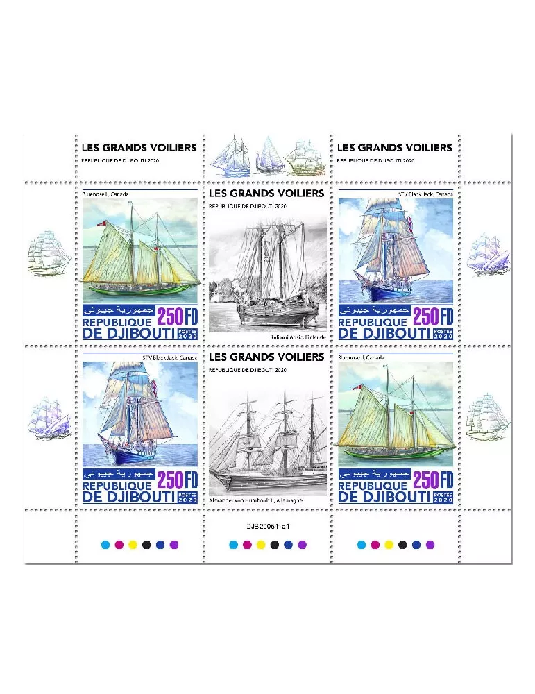 n° 3244/3245  - Timbre DJIBOUTI Poste