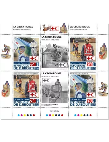 n° 3260/3261  - Timbre DJIBOUTI Poste