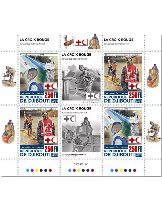 n° 3260/3261  - Timbre DJIBOUTI Poste