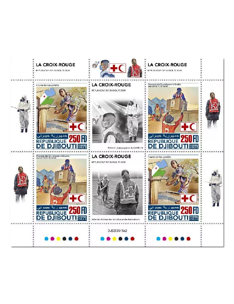 n° 3262/3263  - Timbre DJIBOUTI Poste